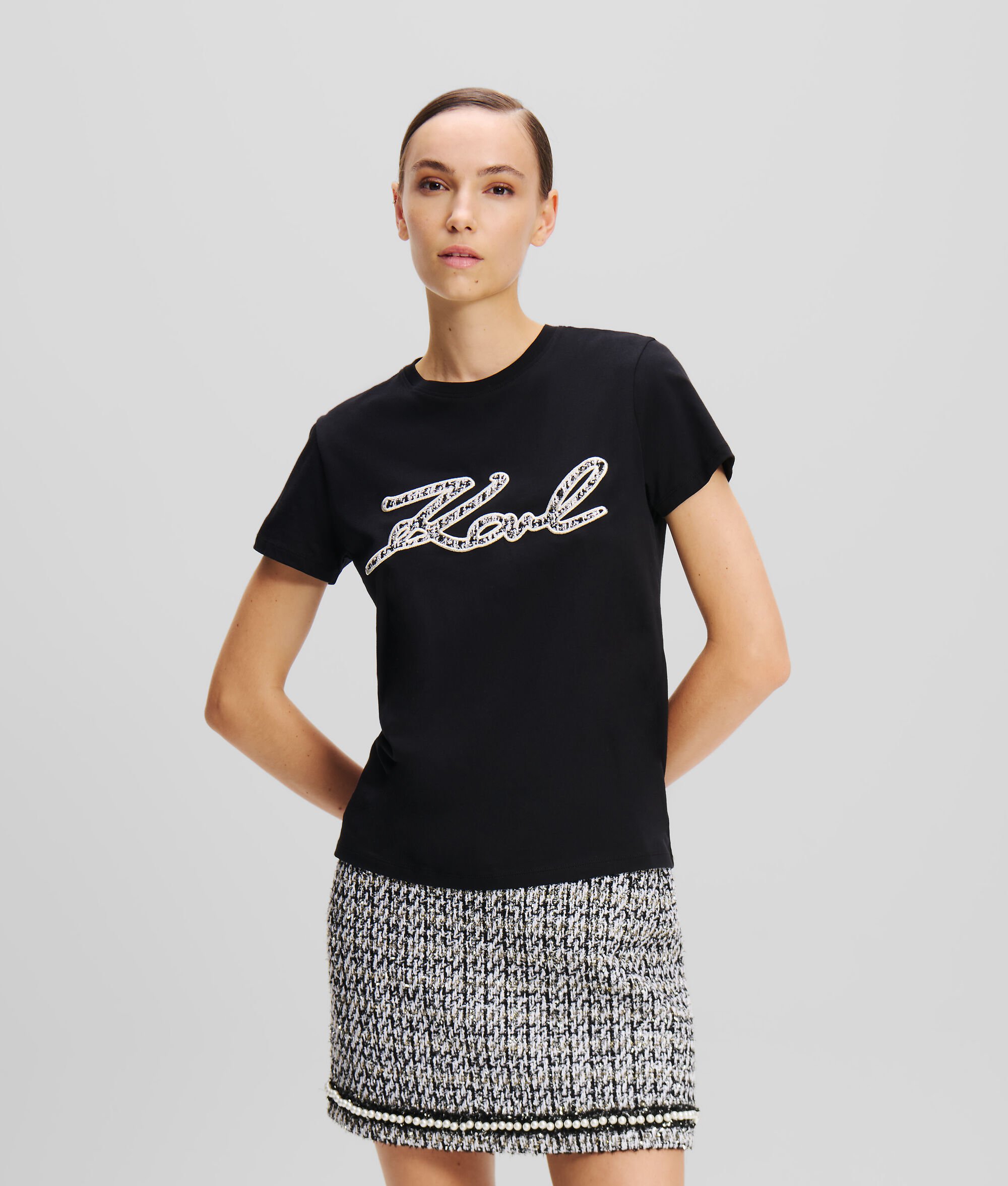 (image for) Sturdy BOUCLÉ KARL SIGNATURE T-SHIRT